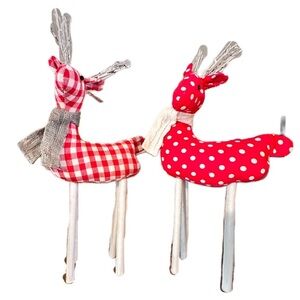 Reindeer‎ Christmas Standing Decorations Christmas Plush Figurines Home Decor 2